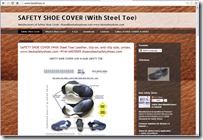 Safety shoe cover with steel toe shoe toe cover (17)